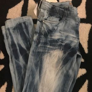 See thru soul faded jeans